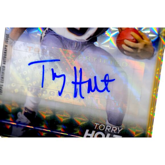 2024 Topps Chrome Black Geometric Autographs #BA-THO Torry Holt /2 St Louis Rams - Picture 11 of 13